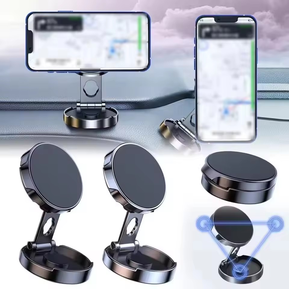 Car Phone Holder Magnetic - Sterke Magnetische Mobiele Telefoonhouder 720 °