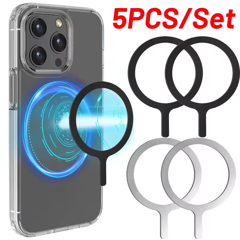 Car Phone Holder Magnetic - 5-1 stuks Sticker Ring voor MagSafe