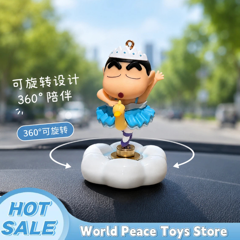 Car Accessories Inside - Draaibare Ballet Crayon Shin-Chan Auto Dashboard