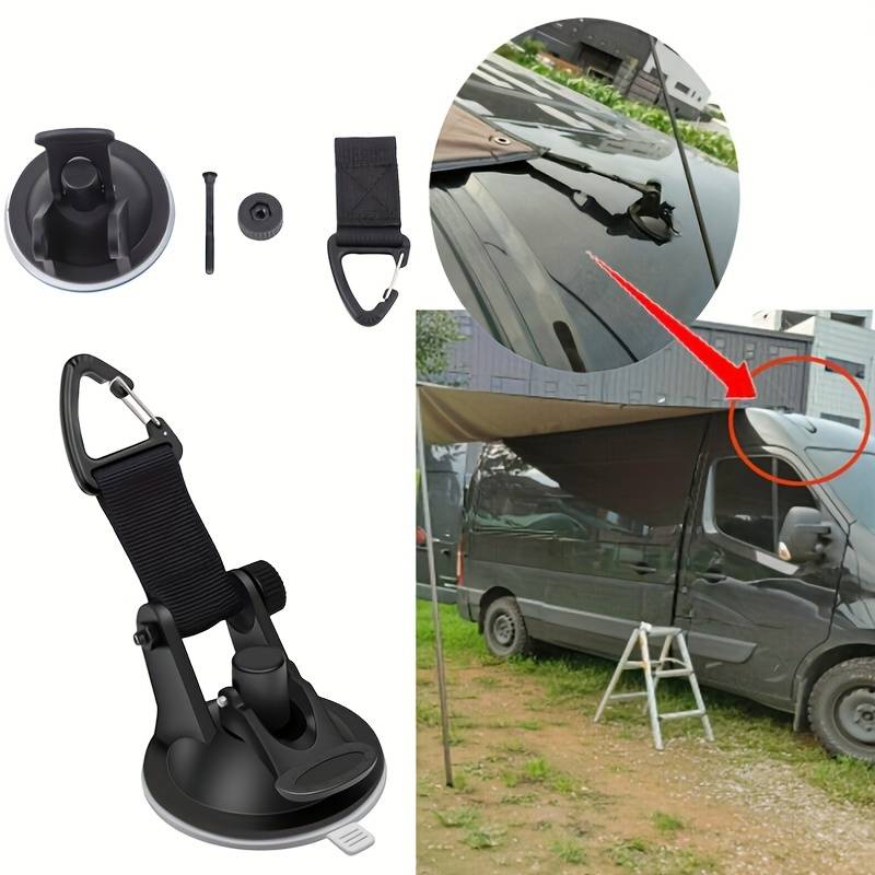 Car Accessories Inside - 4 Stuks Campers Auto Zuignap Anker