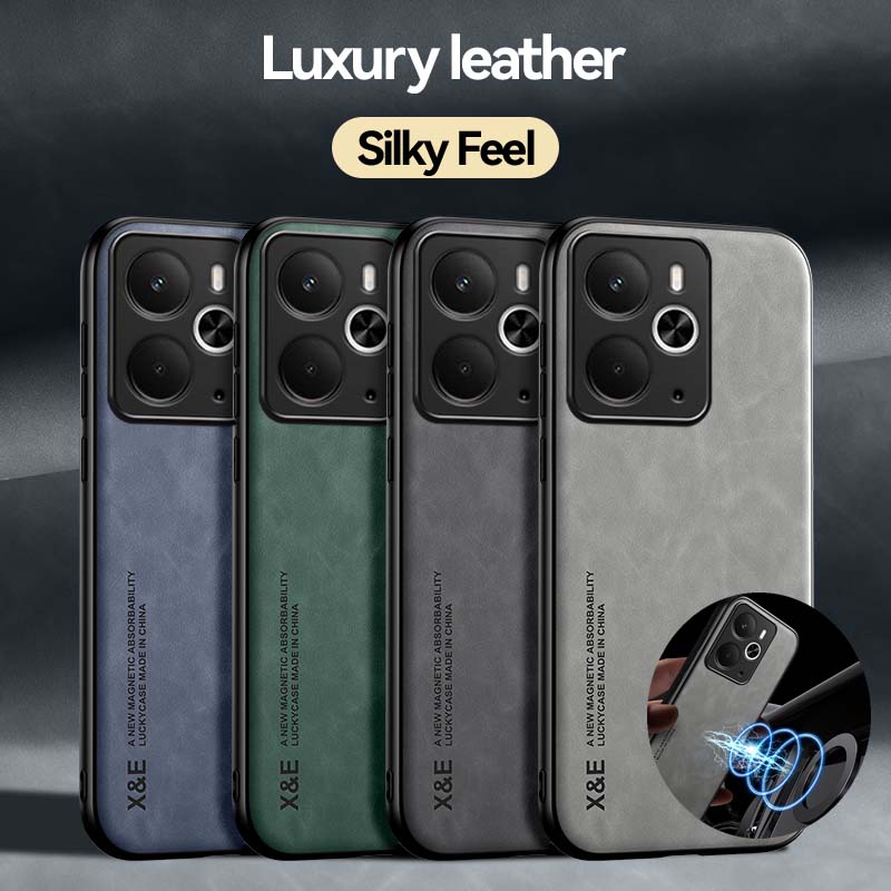 Car Phone Holder Magnetic - Luxe Schokbestendige Case Voor Realme 14