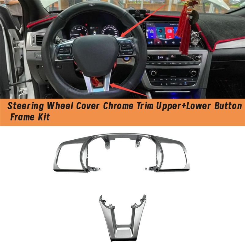 AEF2-1Set Auto Stuurhoes Chrom - Steering Wheel Cover recensie en prijs