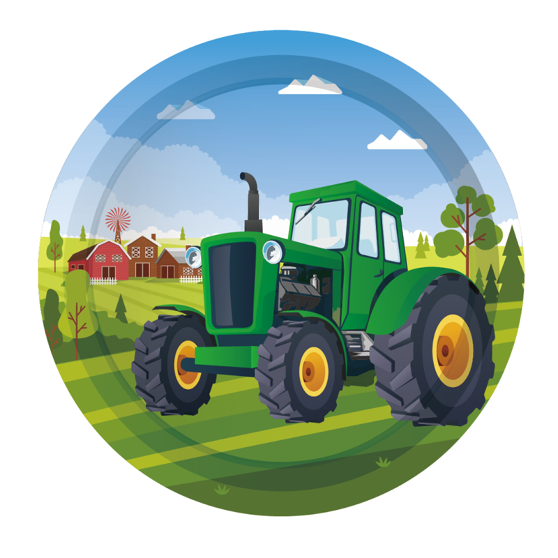 Groene landbouwtractor thema w - Car Accessories Banner recensie en prijs