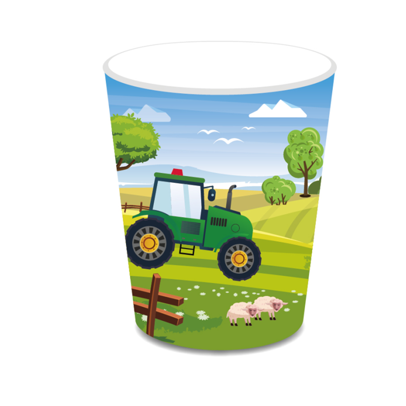 Groene landbouwtractor thema w - Car Accessories Banner recensie en prijs