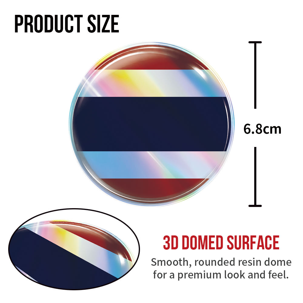 Thailand Vlag 3D Harsen Sticke - Car Accessories Thailand recensie en prijs