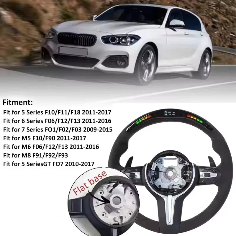 Lederen stuurwiel voor BMW F10 - Car Accessories Website recensie en prijs