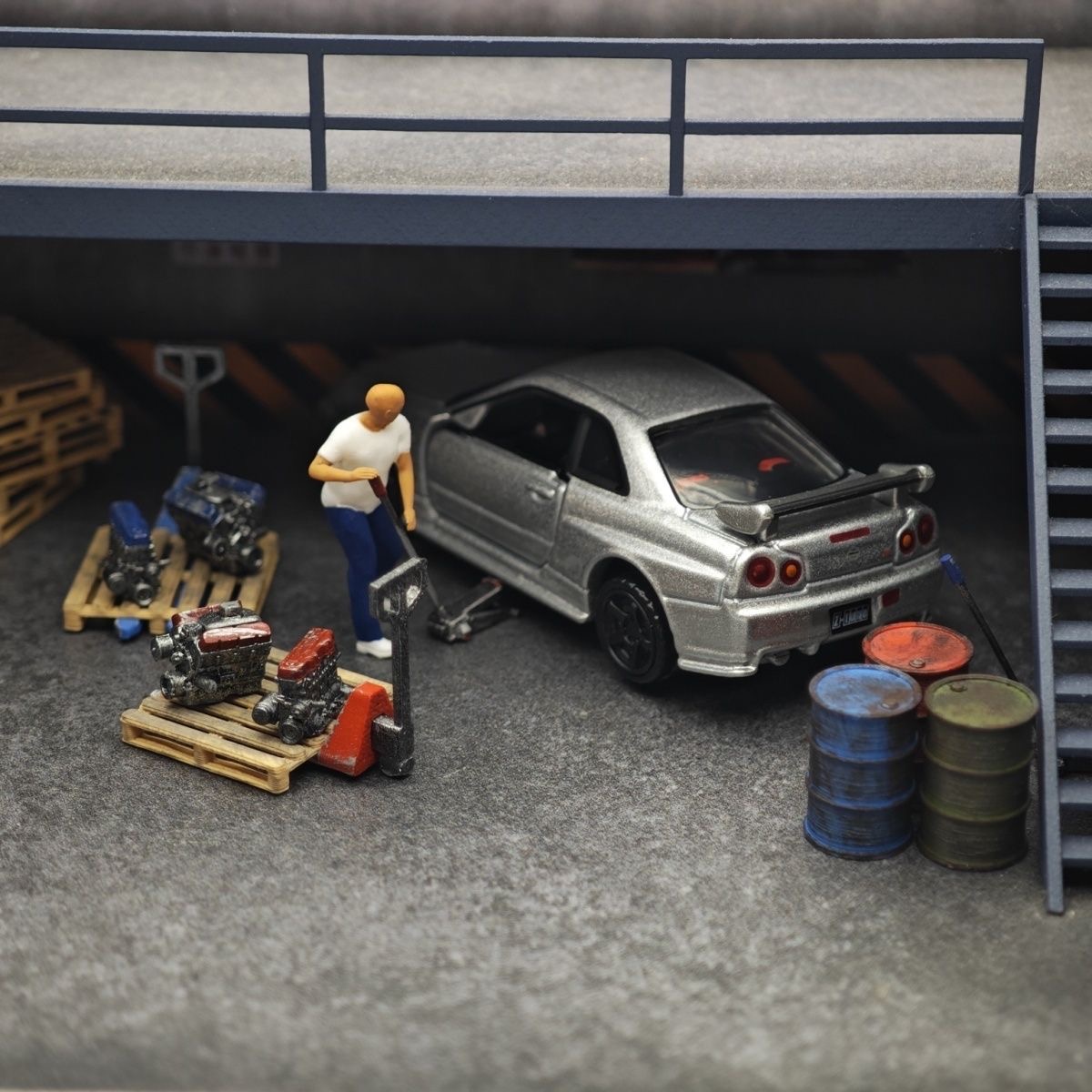 1:64 automodel reparatiewerkpl - Car Accessories Decoration recensie en prijs