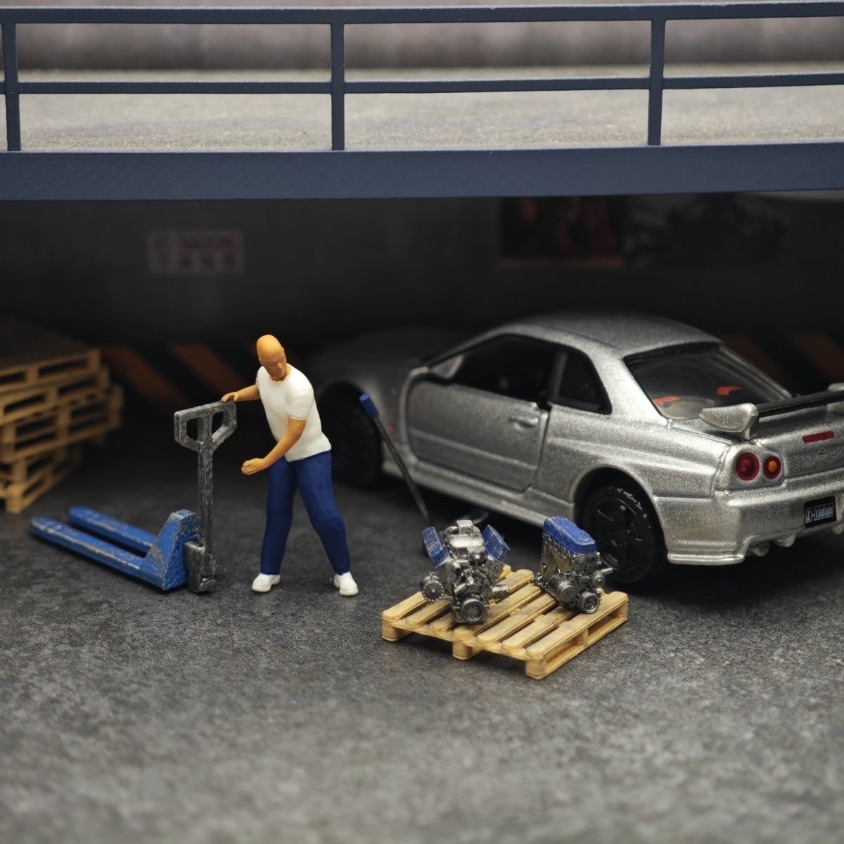 1:64 automodel reparatiewerkpl - Car Accessories Decoration recensie en prijs