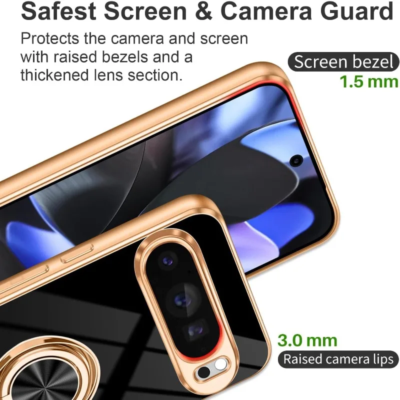 Mode Slanke Zachte TPU Verguld - Car Phone Holder Magnetic recensie en prijs