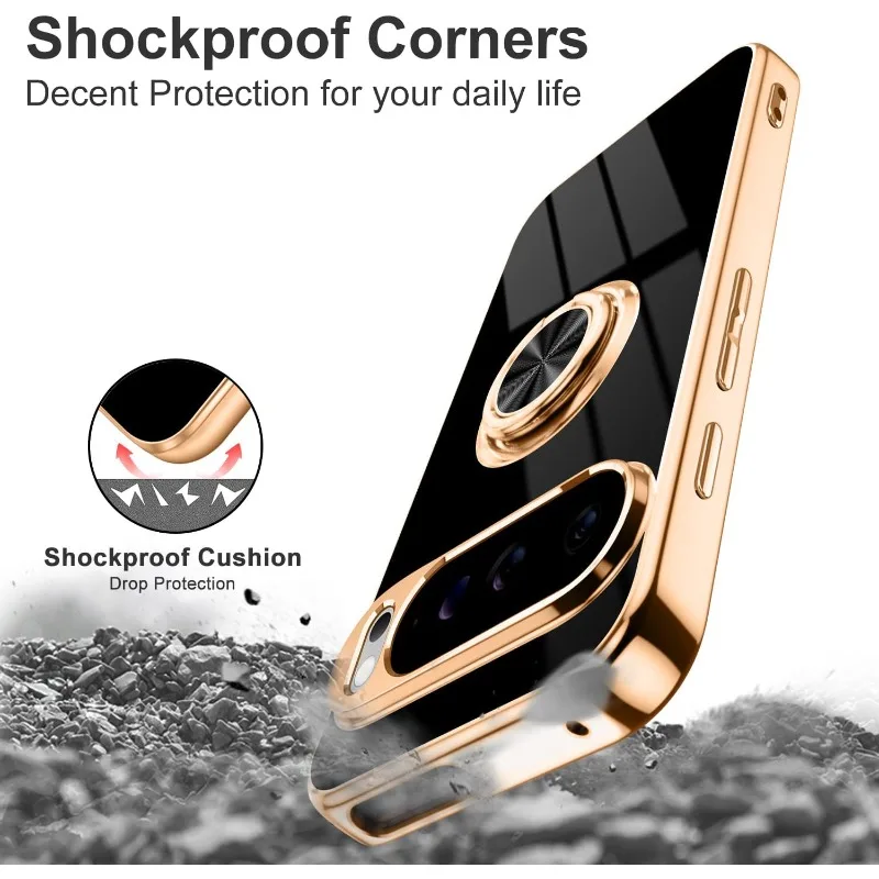 Mode Slanke Zachte TPU Verguld - Car Phone Holder Magnetic recensie en prijs
