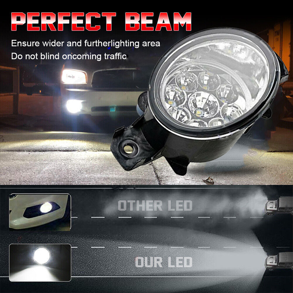 2x LED Bumper Mistlampen voor  - Car Accessories Nissan Xtrail recensie en prijs