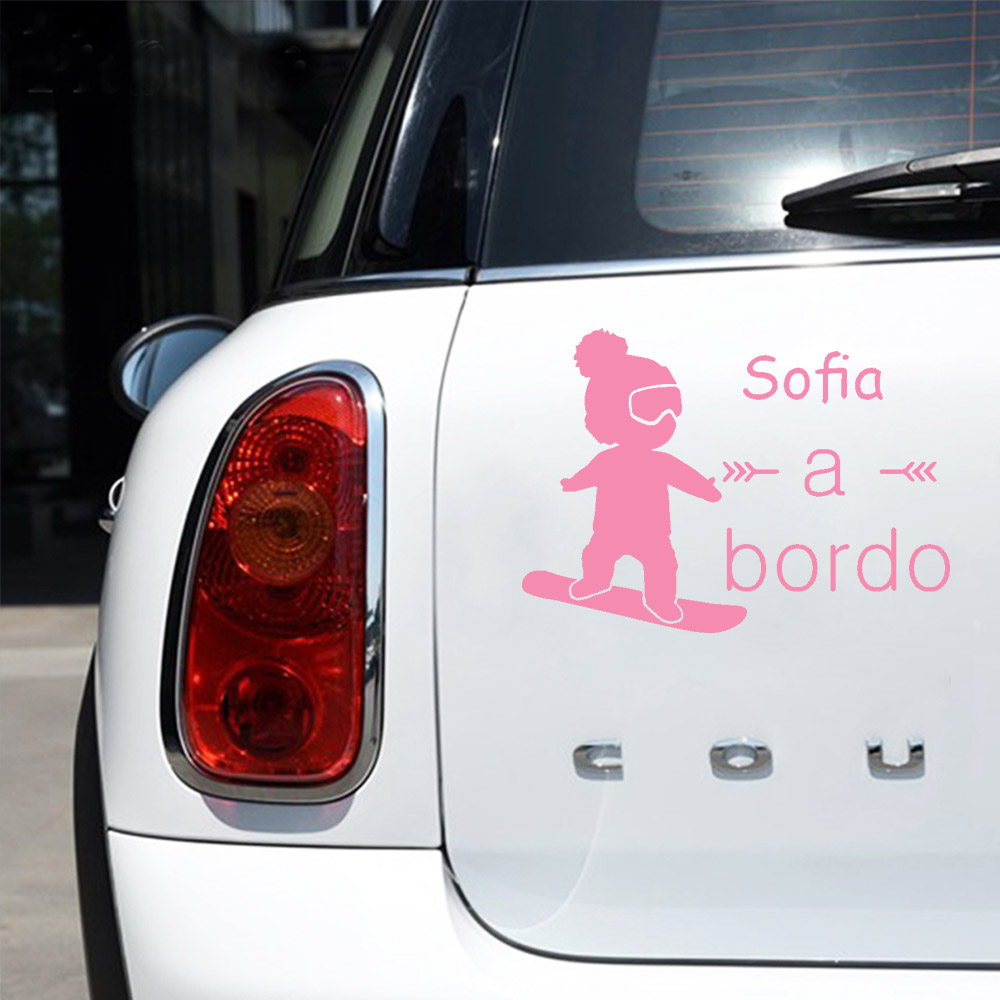 1 st Vinyl baby een bordeaux k - Car Accessories Decoration recensie en prijs