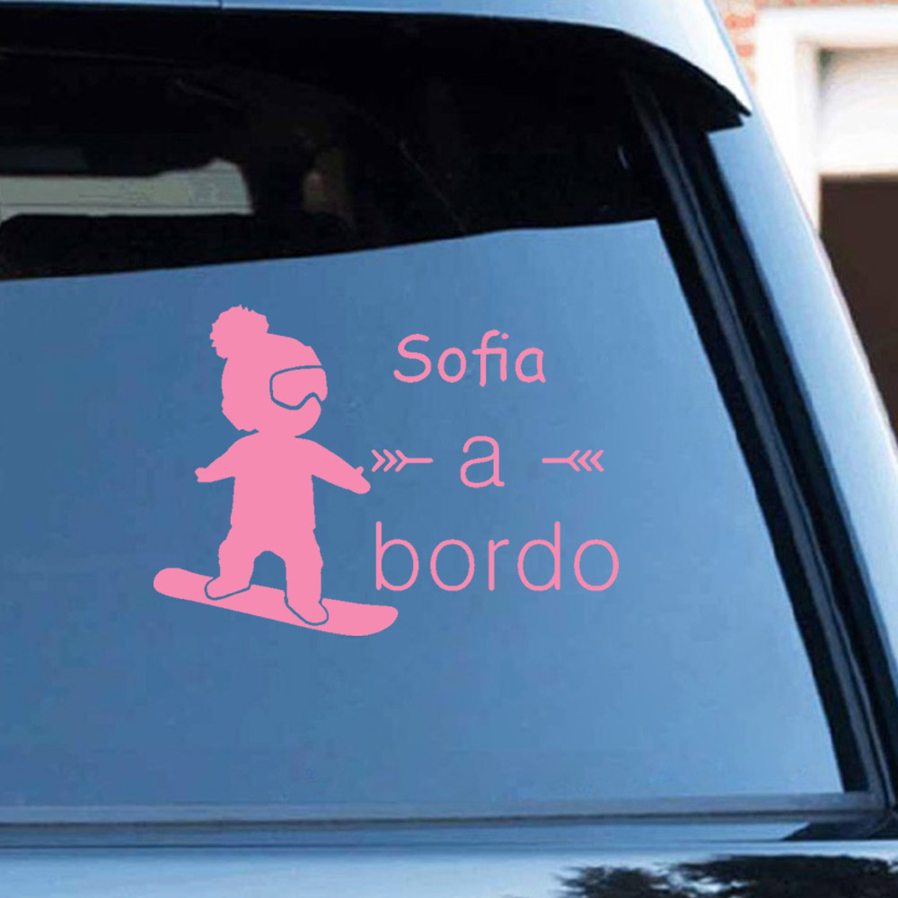 1 st Vinyl baby een bordeaux k - Car Accessories Decoration recensie en prijs