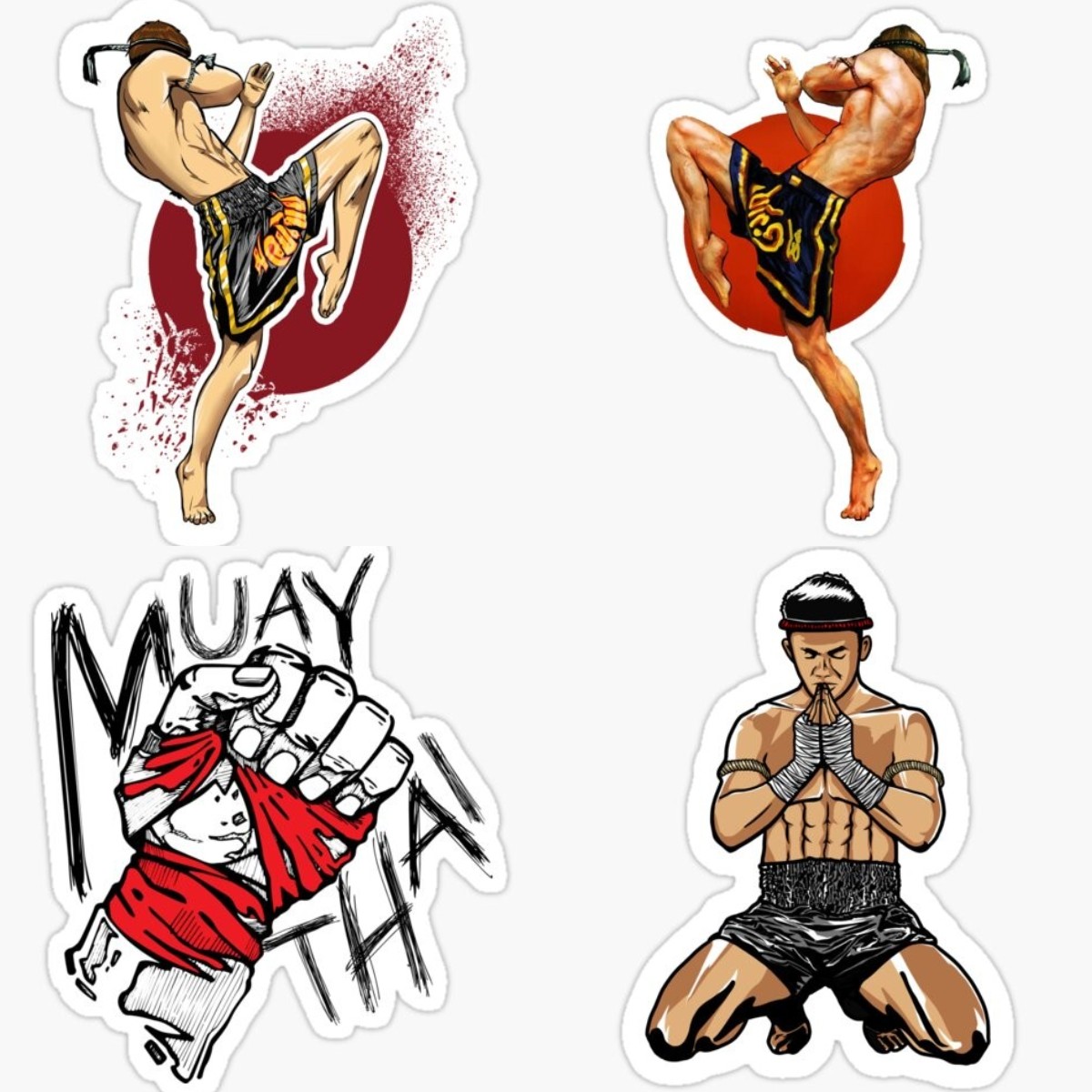Muay Thai Autostickers Zonnebr - Car Accessories Thailand recensie en prijs