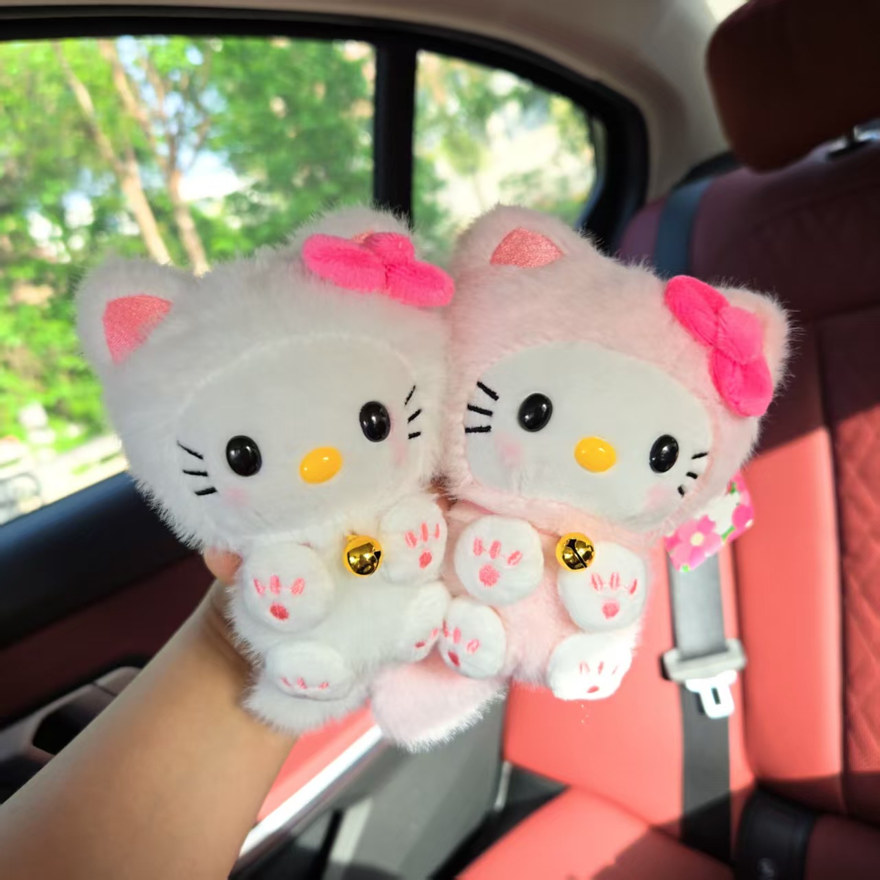 Kawaii HelloKitty Bell Cat han - Car Accessories Decoration recensie en prijs