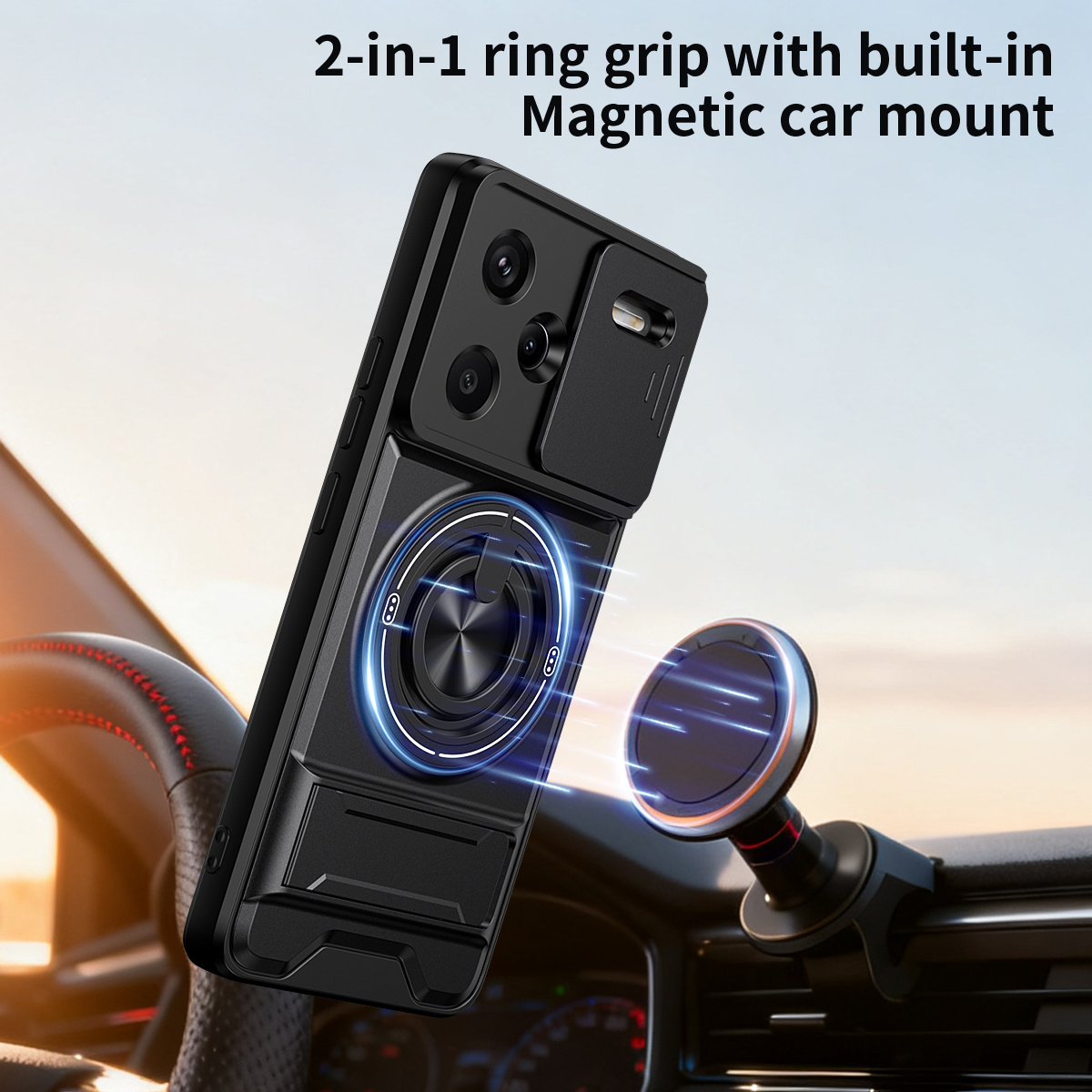 Lens Slide Camera Telefoon Cas - Car Phone Holder Magnetic recensie en prijs